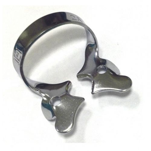 Кламмер полированный Hygenic Gloss Finish Winged Clamp #2A — дополнительное фото