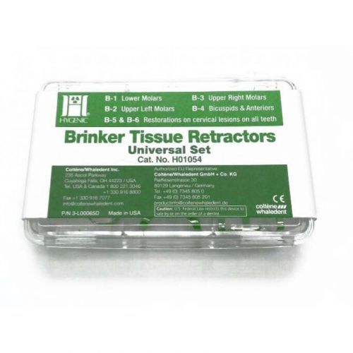 Набор кламмеров для сильноразрушенных зубов Hygenic Brinker Clamps Kit (6 шт.) — дополнительное фото