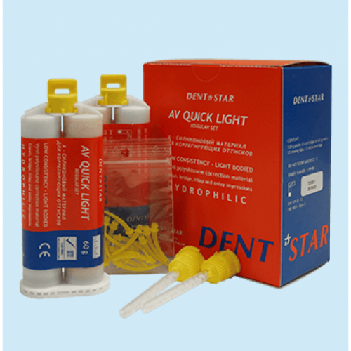 Масса слепочная низковязкая AV Quick Light (2 шт. по 60 г) — дополнительное фото