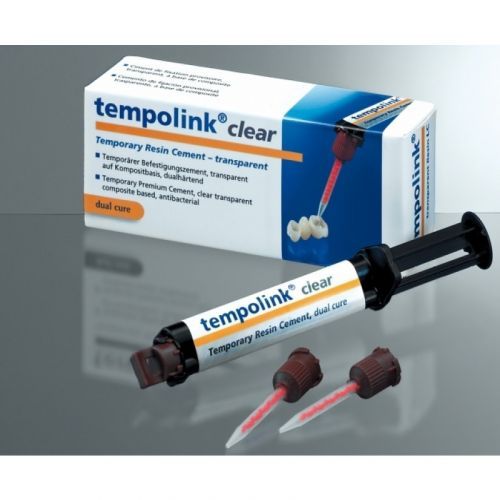 Цемент для временной цементировки коронок Tempolink Clear (1 шт. 5 мл)