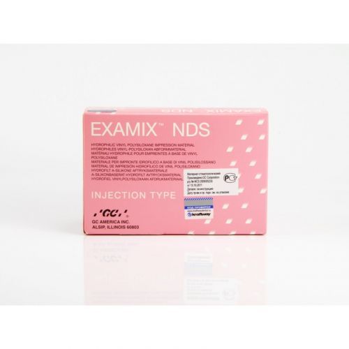 Материал слепочный А-силиконовый тиксотропный GC Examix NDS Injection Type (набор) Материал слепочный А-силиконовый тиксотропный GC Examix NDS Injection Type (набор)