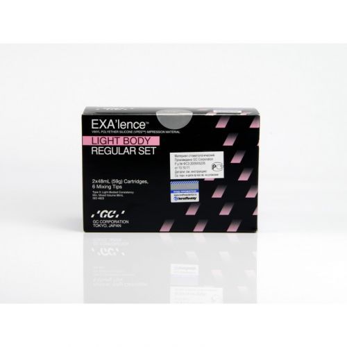 Материал слепочный силиконовый гидрофильный GC EXA’lence Putty Standard Package (набор) Материал слепочный силиконовый гидрофильный GC EXA’lence Putty Standard Package (набор)