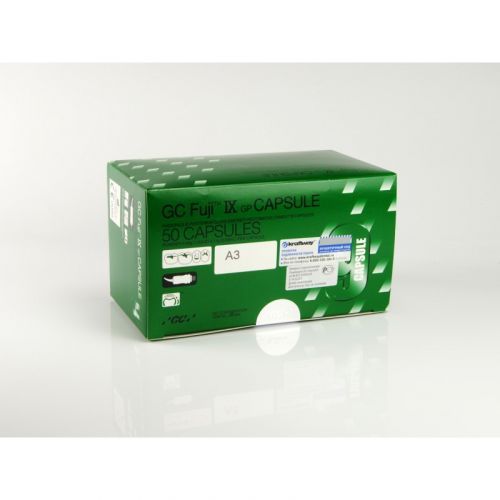 Цемент самоотверждаемый стеклоиономерный пакуемой вязкости GC Fuji IX GP Capsules (50 капсул) — дополнительное фото