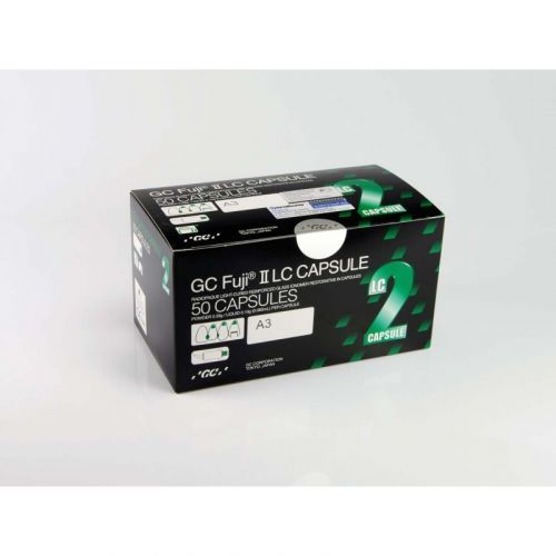 Цемент светоотверждаемый стеклоиономерный GC Fuji II LC Capsule (50 капсул) Цемент светоотверждаемый стеклоиономерный GC Fuji II LC Capsule (50 капсул)