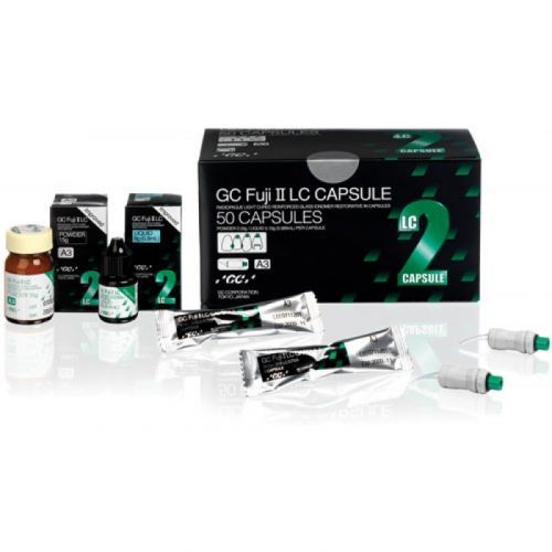 Цемент светоотверждаемый стеклоиономерный GC Fuji II LC Special Promotional Pack (набор)