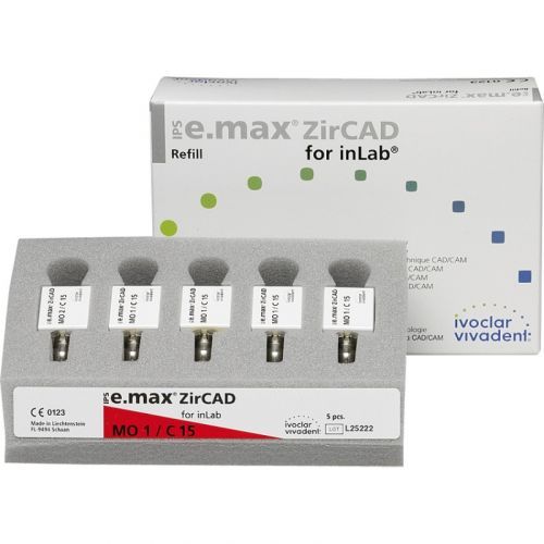 Блоки из оксида циркония IPS e.max ZirCAD for inLab (25 шт.) — дополнительное фото