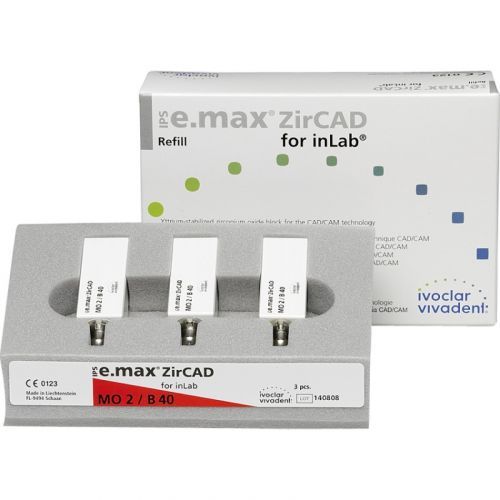 Блоки из оксида циркония IPS e.max ZirCAD for inLab (3 шт.) — дополнительное фото