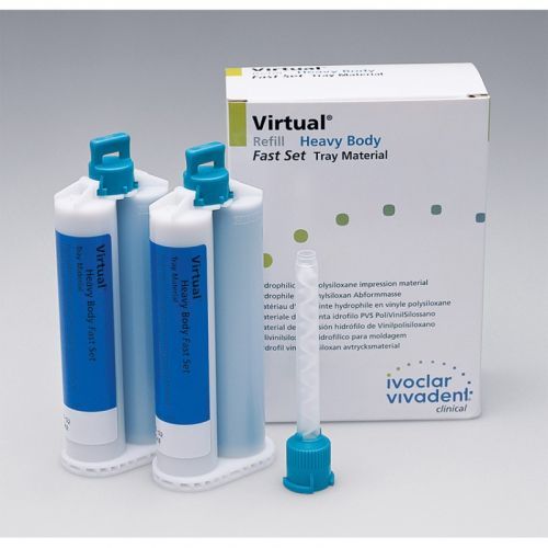 Материал оттискной поливинилоксановый Virtual Multi Pack (12 картриджей по 50 мл, канюли)