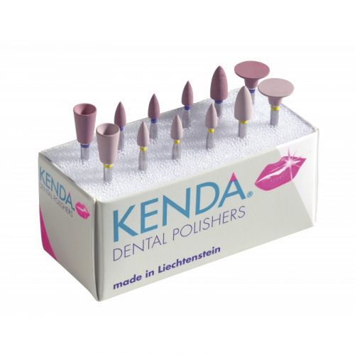 Набор полиров для всех видов керамики и оксида циркония Kenda All Ceramic (12 шт.)