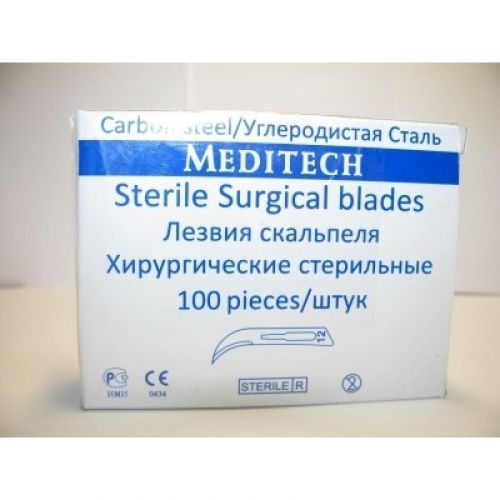 Лезвие стерильное № 12 (100 шт.)