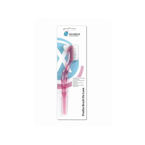 Щётка с эргономичной ручкой для чистки протезов Protho Brush De Luxe — дополнительное фото