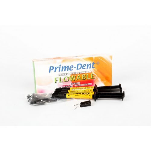 Композит текучий светоотверждаемый рентгеноконтрастный Prime-Dent Flowable (4 шприца по 2 г) — дополнительное фото