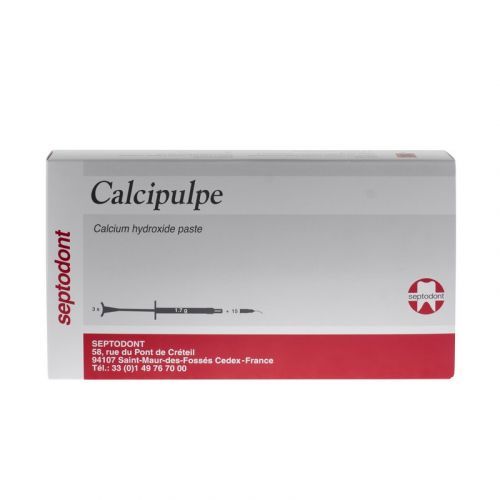 Прокладка лечебная на основе гидроксида кальция Calcipulpe (3 шприца по 1,7 г) — дополнительное фото