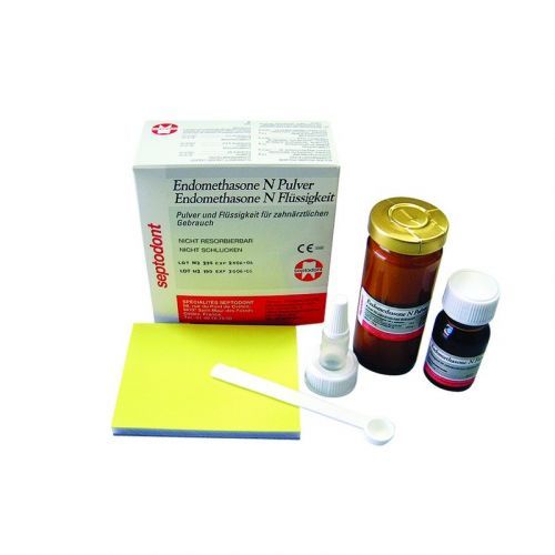 Силер для пломбирования корневых каналов Endomethasone N (14 г+10 мл) — дополнительное фото