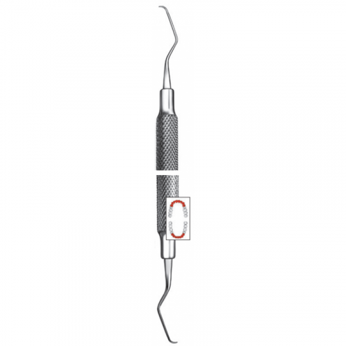 Кюрета для глубоких пародонтальных карманов Gracey MiniFive 951MF/3-4
