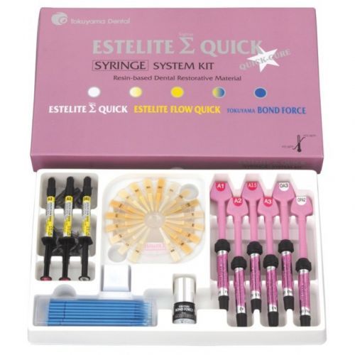 Материал пломбировочный Estelite Sigma Quick System Kit (набор 9 шприцев по 3,8 г) Материал пломбировочный Estelite Sigma Quick System Kit (набор 9 шприцев по 3,8 г)