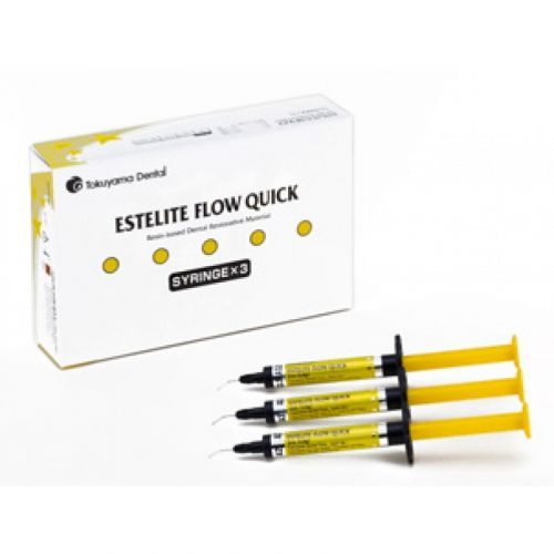 Материал пломбировочный светоотверждаемый Estelite Flow Quick (набор 3 шприца по 3,6 г)