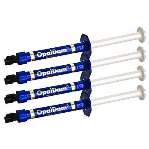Барьер светоотверждаемый для защиты мягких тканей белый OpalDam Refill (4 шприца по 1,2 мл) — дополнительное фото