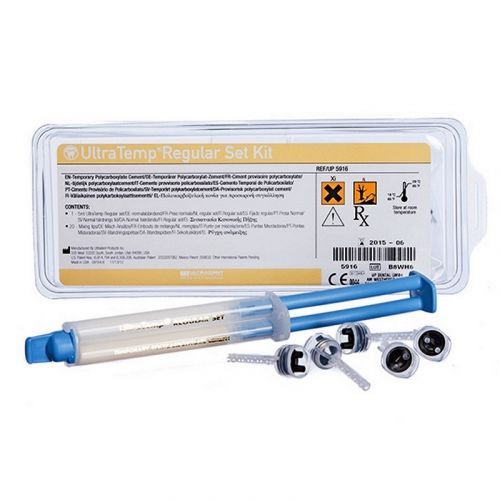 Цемент для временного пломбирования UltraTemp Regular Kit (5 мл, насадки) — дополнительное фото
