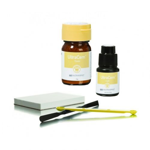 Цемент для фиксации непрямых реставраций из металла UltraCem Liquid-Powder Bottle Kit (набор)