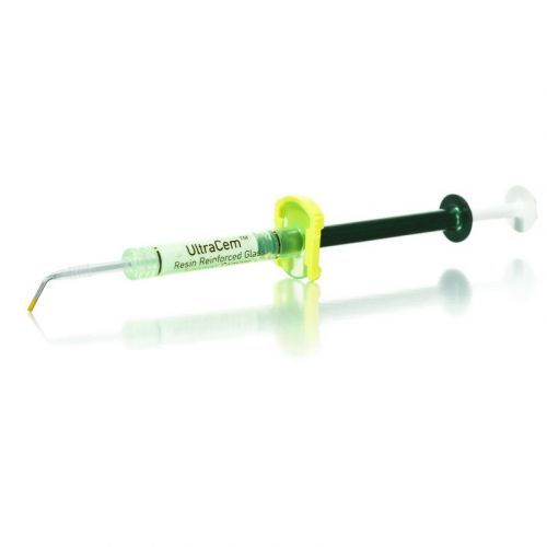 Цемент для фиксации непрямых реставраций из металла UltraCem SpeedMix Syringe (20 шприцев по 0,3 г) — дополнительное фото