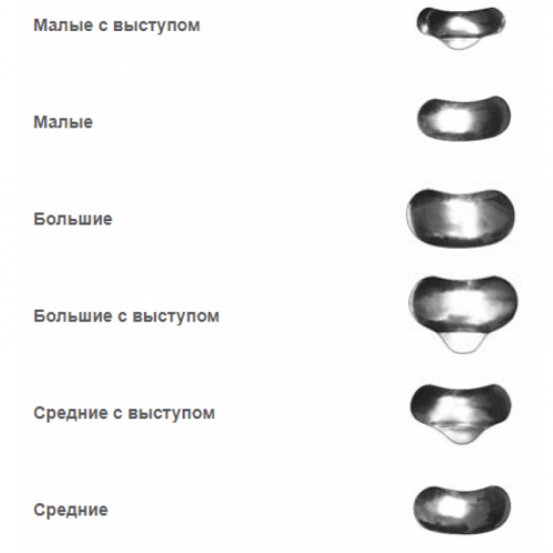 Матрицы металлические секционные (50 шт.) — дополнительное фото