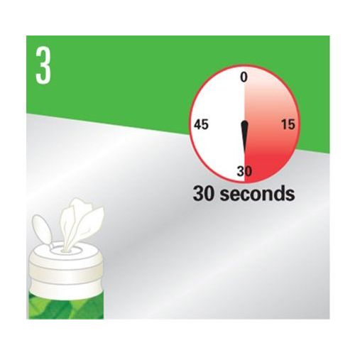 Дезинфицирующие салфетки - UNISEPTA PLUS WIPES — дополнительное фото